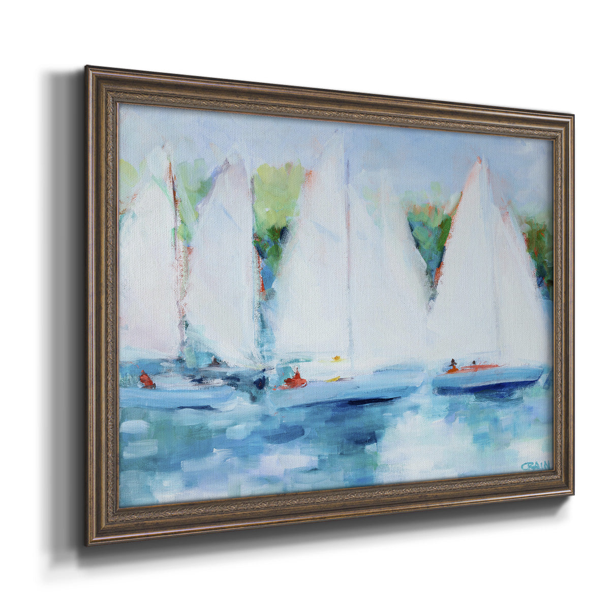 Youth Regatta Premium Framed Canvas- Ready to Hang