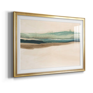 Layered Horizon II - Modern Framed Art Print