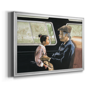 Road Trip II - Modern Framed Canvas Print