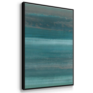 Stars & Shores I - Framed Premium Gallery Wrapped Canvas L Frame - Ready to Hang