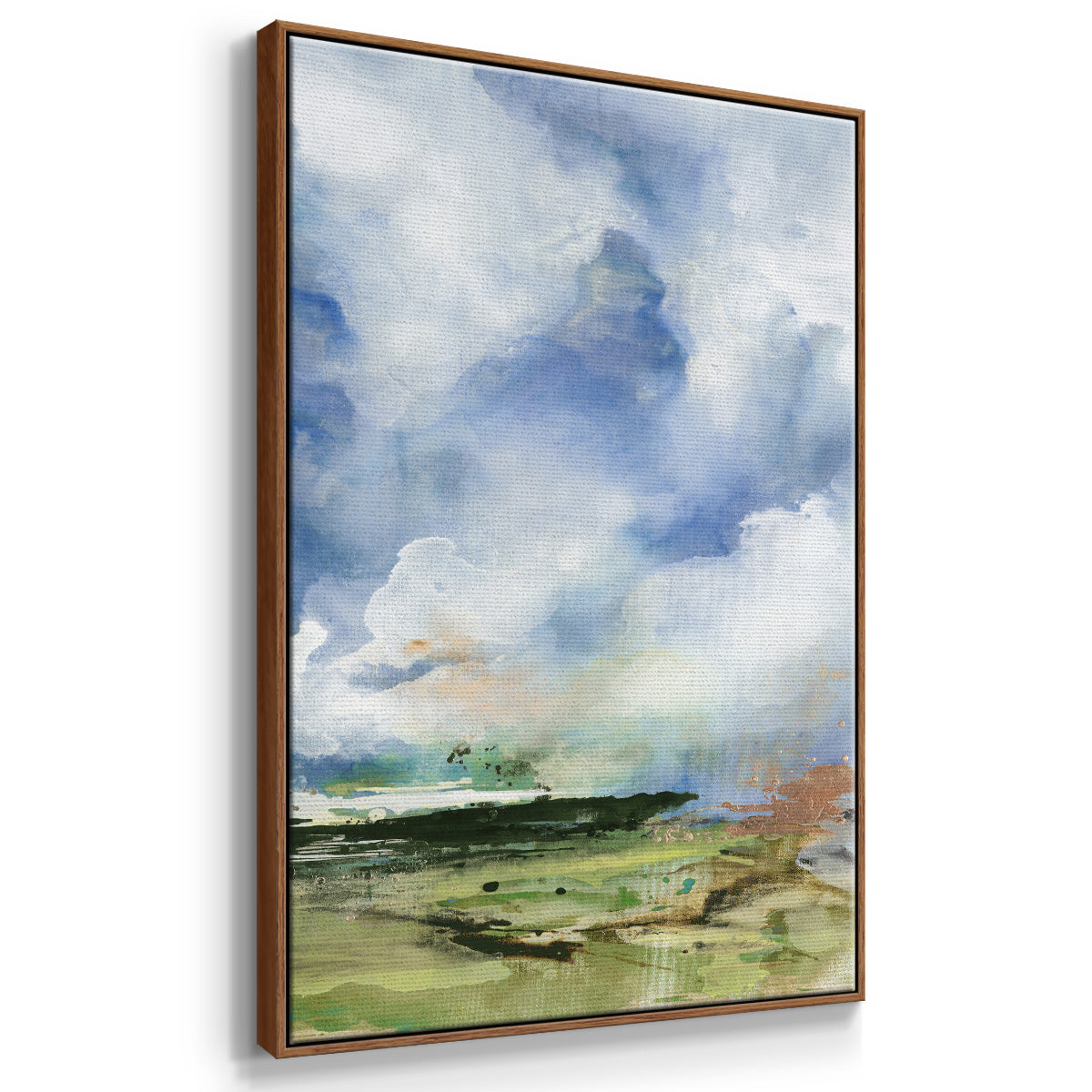 Spring Air II - Framed Premium Gallery Wrapped Canvas L Frame - Ready to Hang