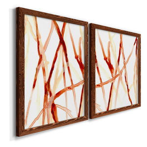 Runnel V - Barnwood Framed Canvas Set