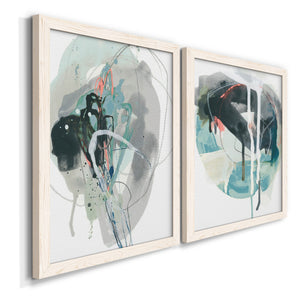 Stone Aperture I - Barnwood Framed Canvas Set