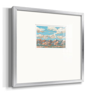 Pastel Western Vista I Premium Framed Print Double Matboard