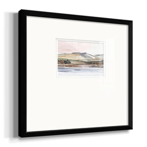 Autumn Mountain Valley I Premium Framed Print Double Matboard