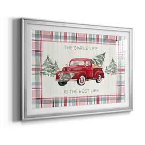 Indigo Kelp II - Modern Framed Art Print