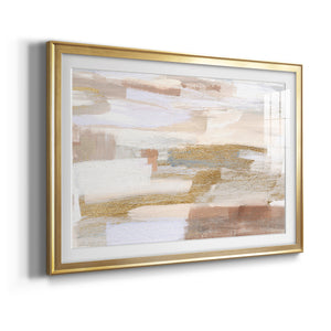 Gold Quartz II - Modern Framed Art Print