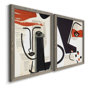Faces of A Century V - Barnwood Framed Canvas Set