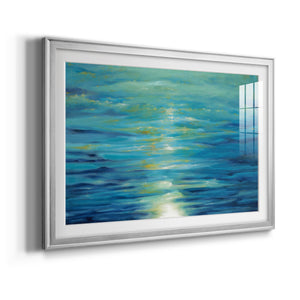 Deep Blue - Modern Framed Art Print
