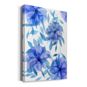 Midnight Flowers II Premium Gallery Wrapped Canvas - Ready to Hang
