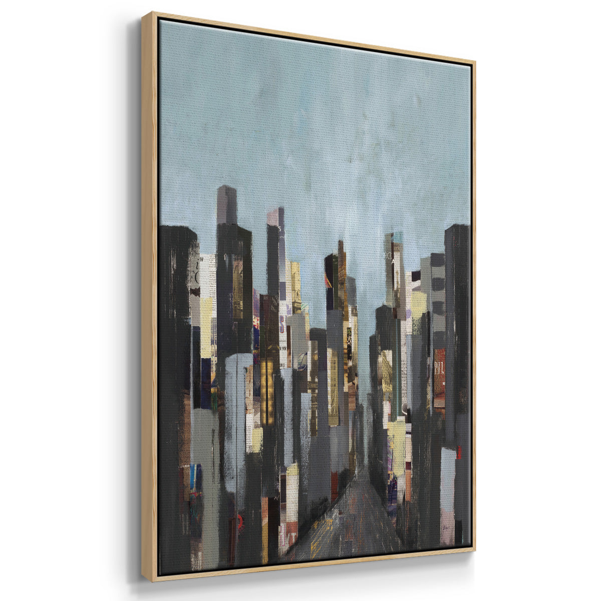City Beat - Framed Premium Gallery Wrapped Canvas L Frame - Ready to Hang