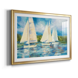 Clear Sailing - Modern Framed Art Print