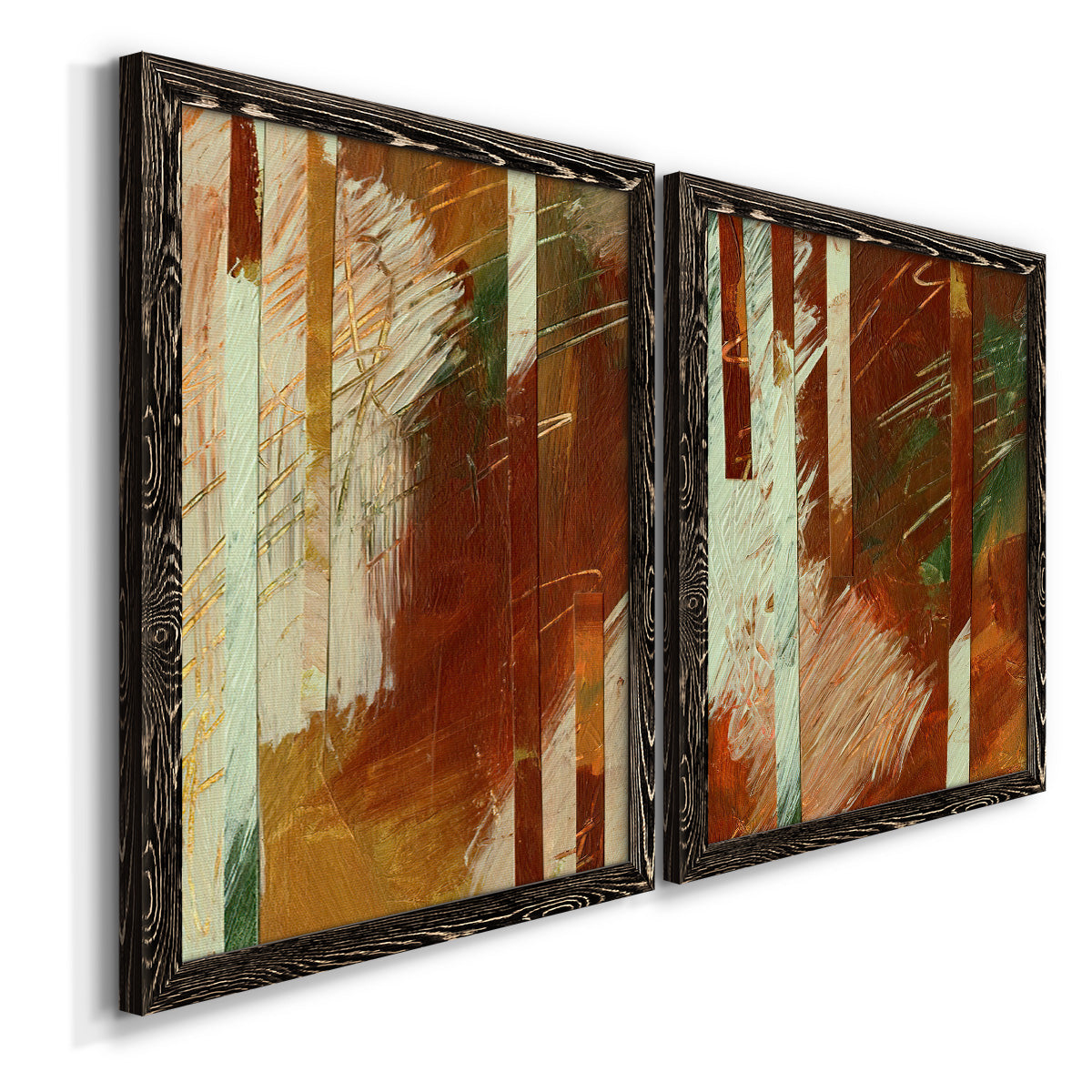 Wheaten I - Premium Framed Canvas 2 Piece Set - Ready to Hang