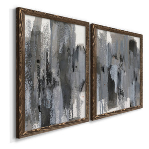 Loft Pastel III - Barnwood Framed Canvas Set