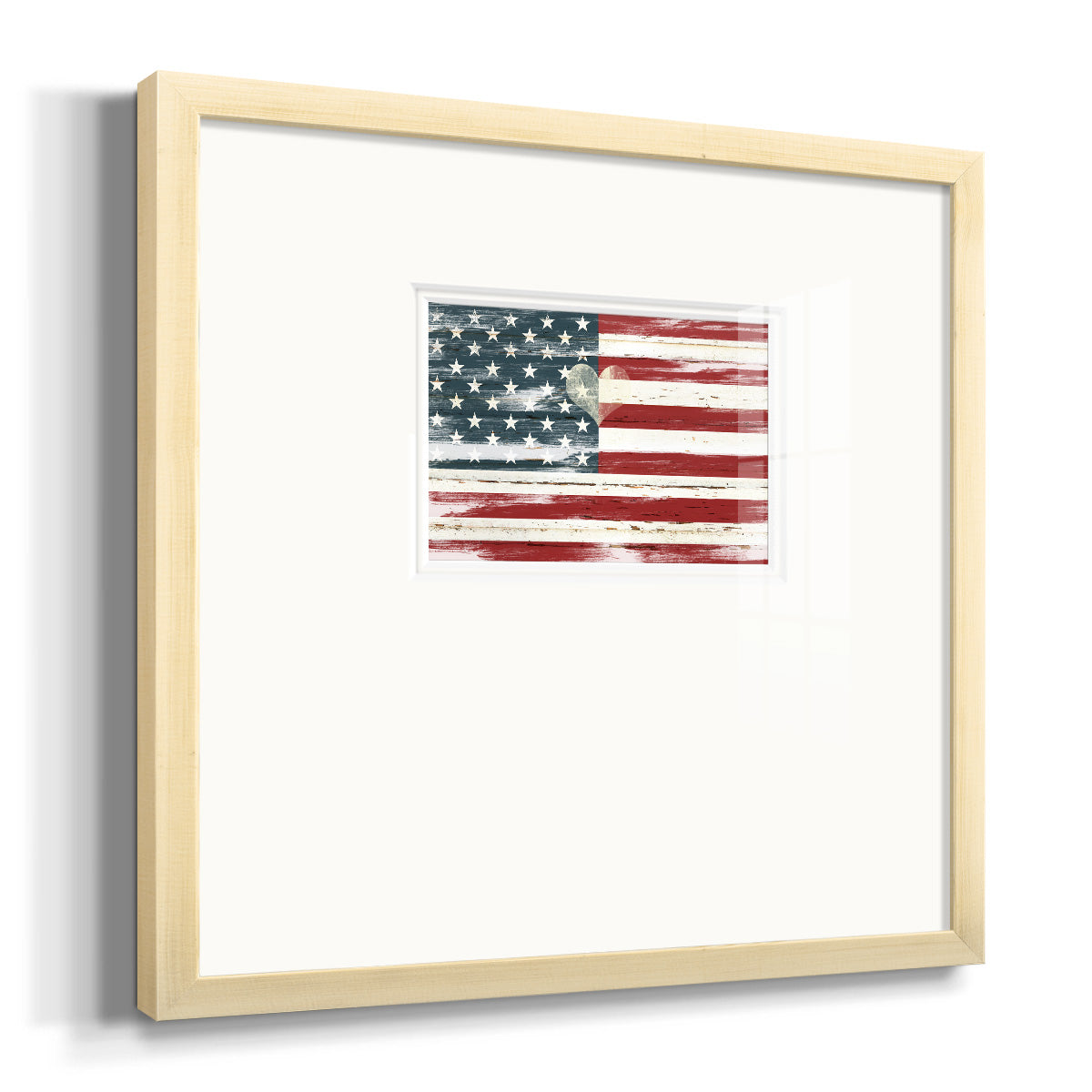 Heart of America Premium Framed Print Double Matboard