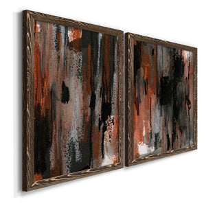 Loft Pastel VII - Barnwood Framed Canvas Set