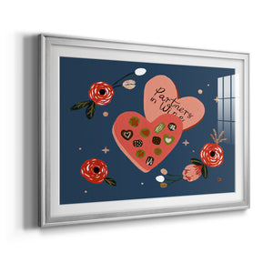 Happy Galentine I - Modern Framed Art Print
