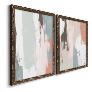 Sandstone Peel III - Premium Framed Canvas 2 Piece Set - Ready to Hang