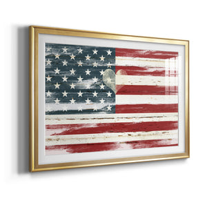 Heart of America - Modern Framed Art Print
