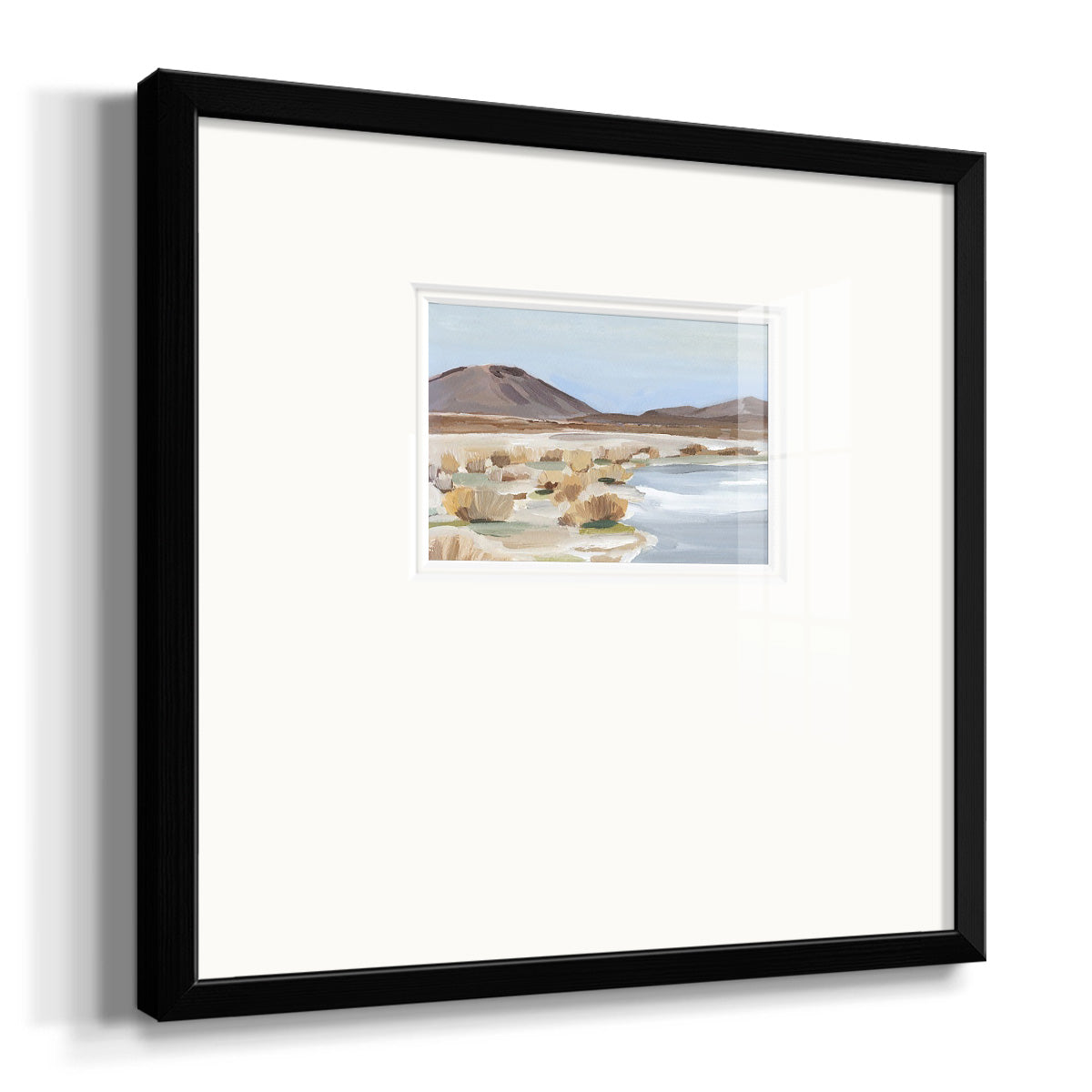 Desert Oasis Study II Premium Framed Print Double Matboard