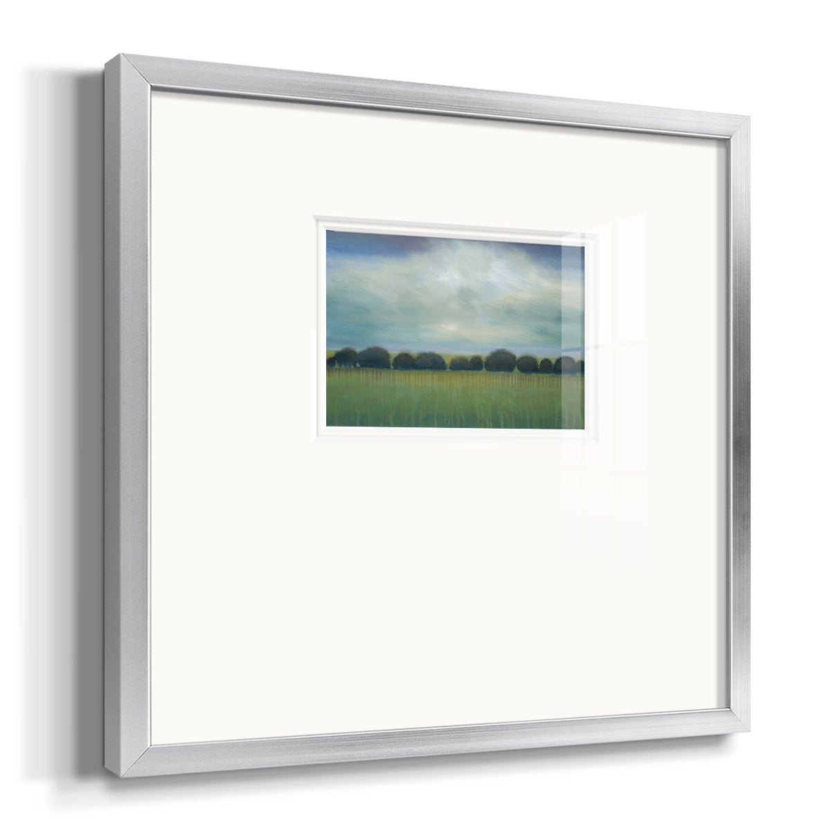 Greener Pastures Premium Framed Print Double Matboard