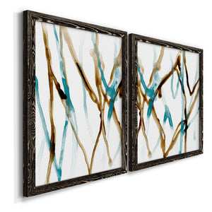 Runnel XVII - Barnwood Framed Canvas Set