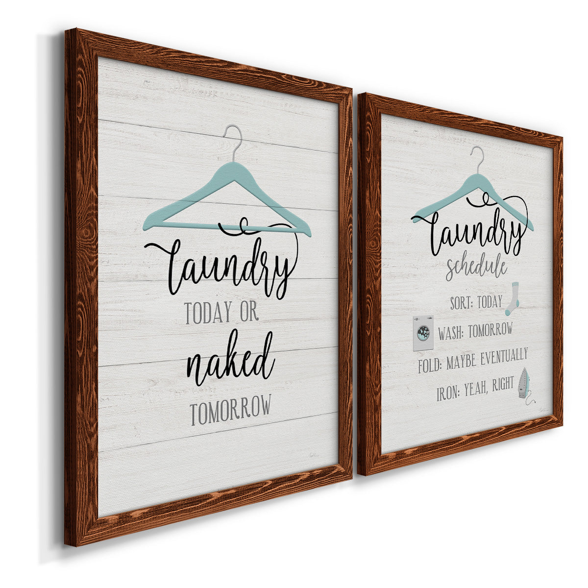 Naked Tomorrow - Premium Framed Canvas 2 Piece Set - Ready to Hang