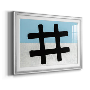 Hashtag - Modern Framed Art Print