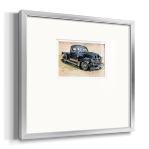 Antique Pickup II Premium Framed Print Double Matboard