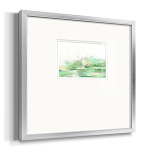 Green Mist Vista II Premium Framed Print Double Matboard