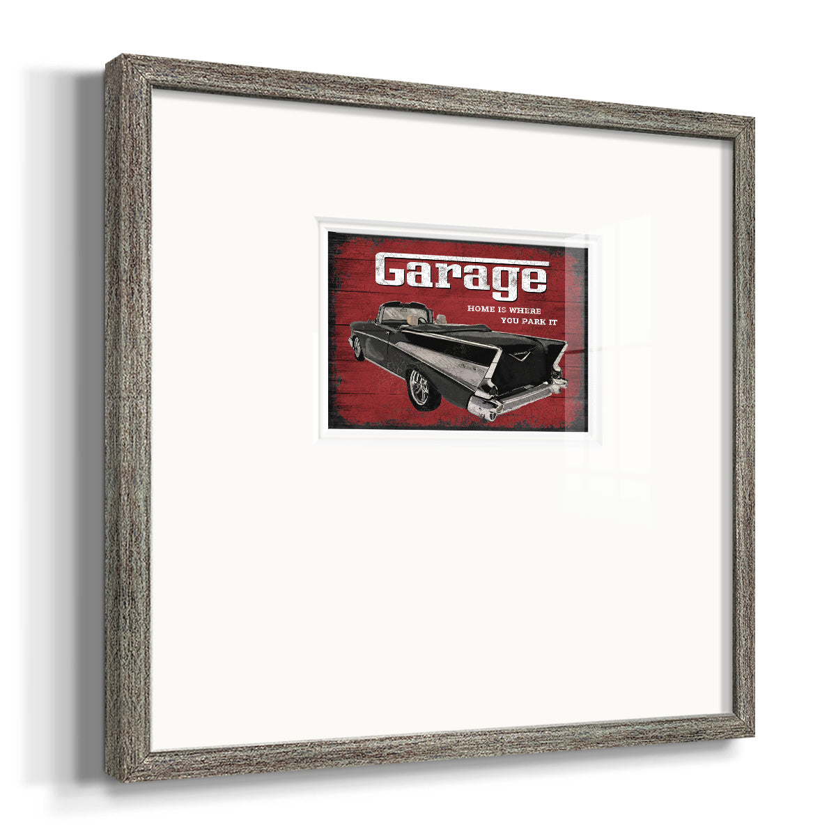 The Garage Premium Framed Print Double Matboard