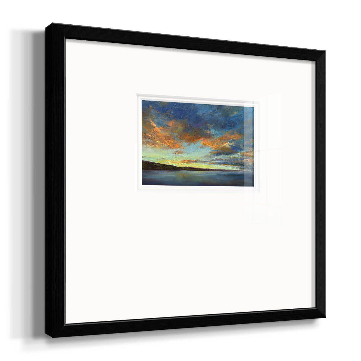Coastal Views IV Premium Framed Print Double Matboard
