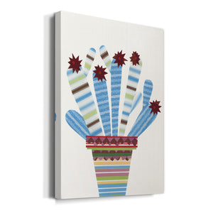 Cheerful Succulent I Premium Gallery Wrapped Canvas - Ready to Hang
