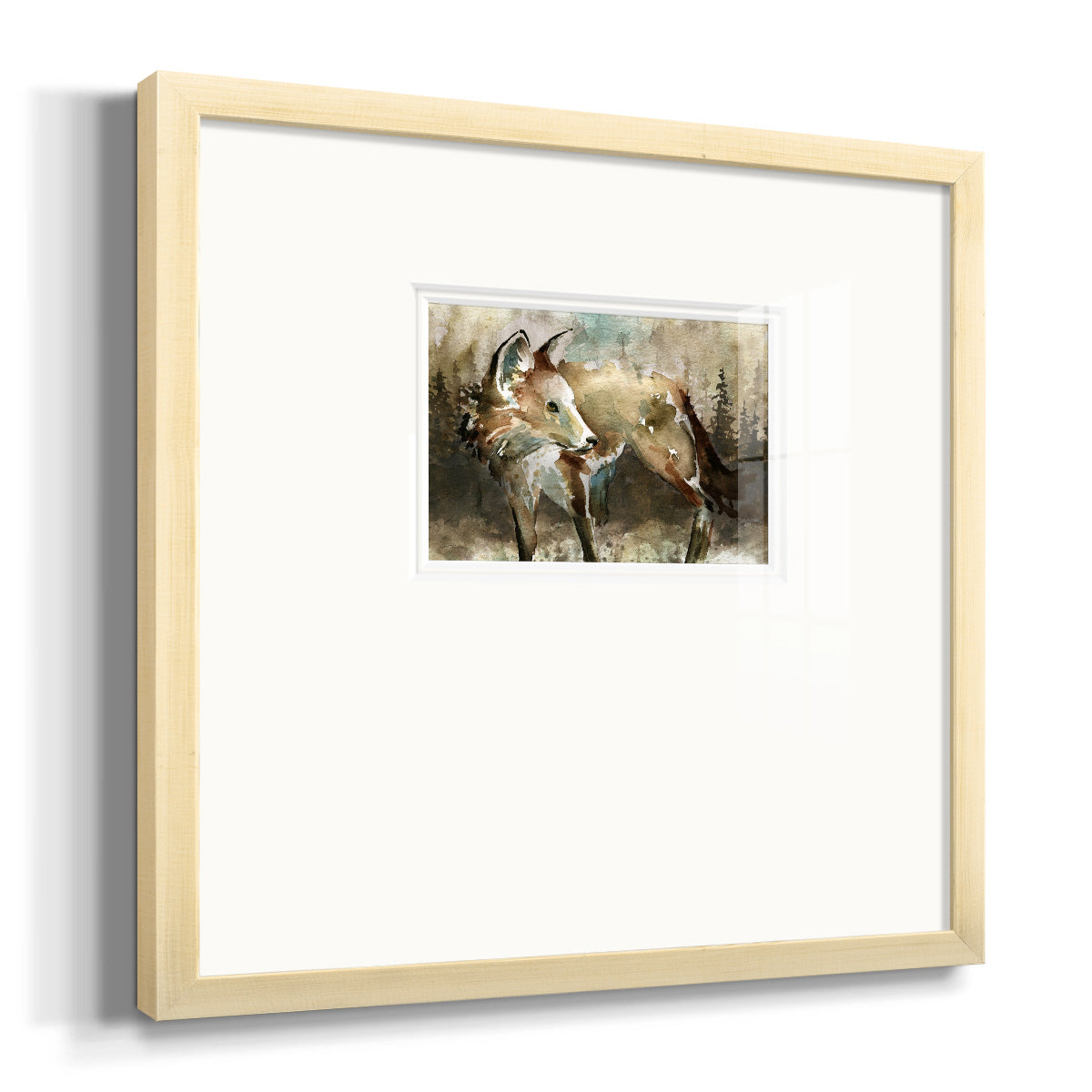 Lodge Twilight I Premium Framed Print Double Matboard