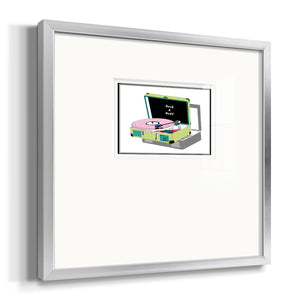 Record Shop II Premium Framed Print Double Matboard