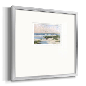 Soft Morning Sea Premium Framed Print Double Matboard