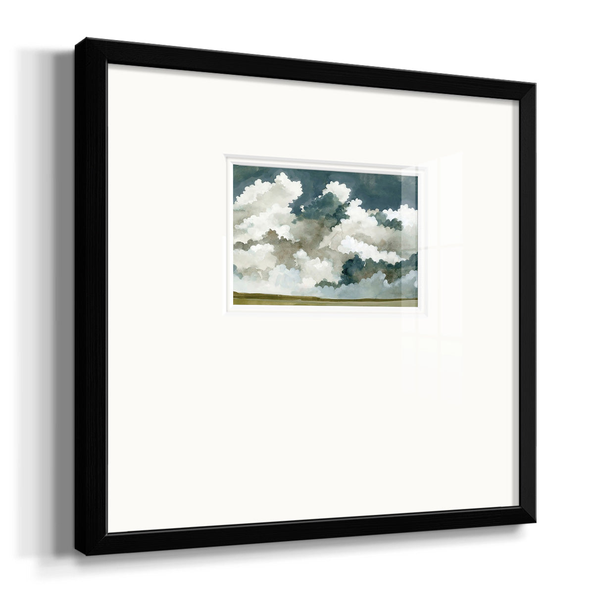 Vast Neutral Sky III Premium Framed Print Double Matboard