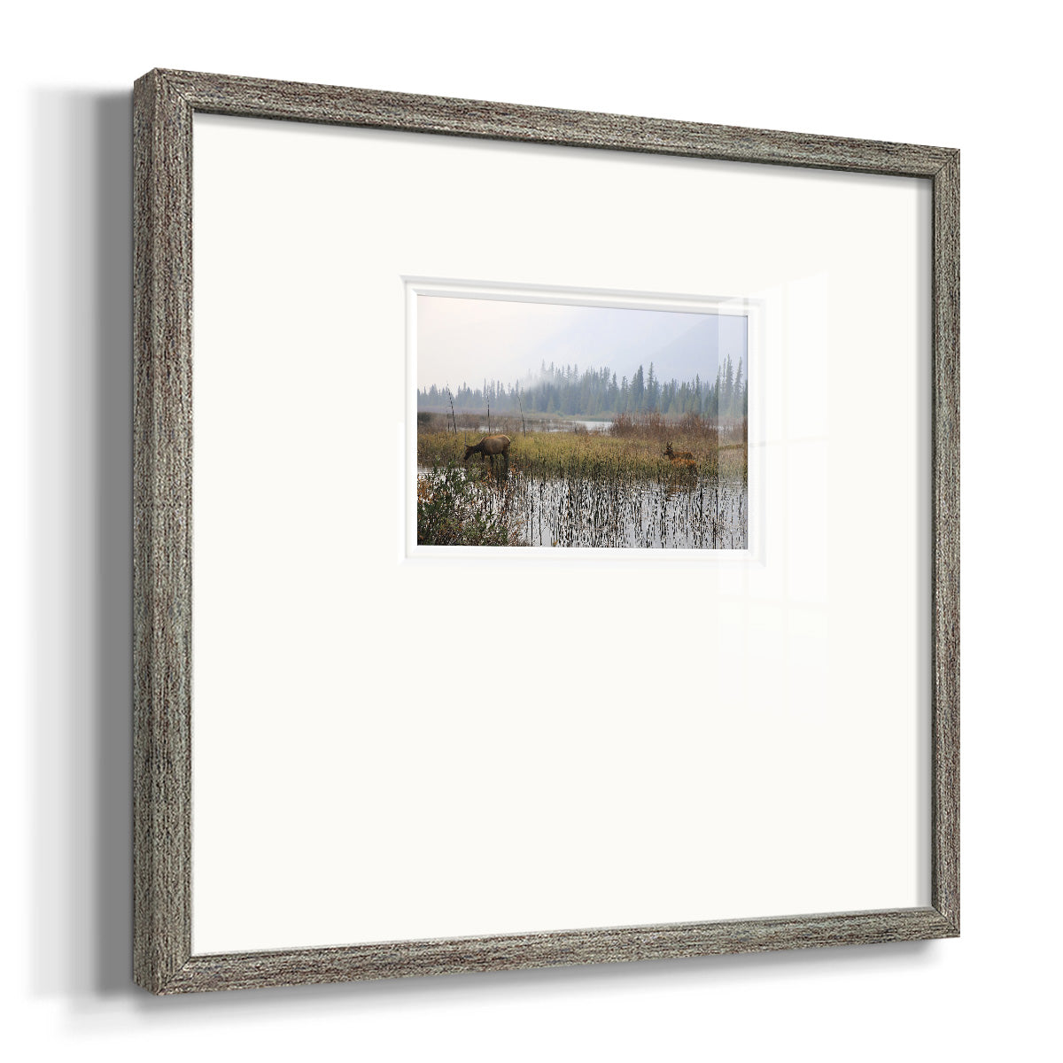 Out With The Twins Premium Framed Print Double Matboard