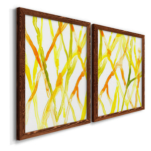 Runnel III - Barnwood Framed Canvas Set