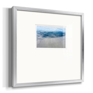 Aegean Blue Water Premium Framed Print Double Matboard
