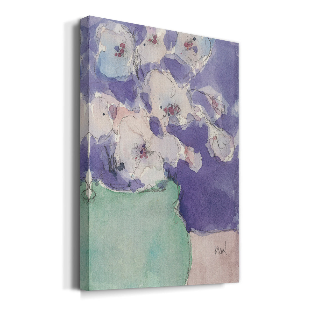 Floral Objects I Premium Gallery Wrapped Canvas - Ready to Hang