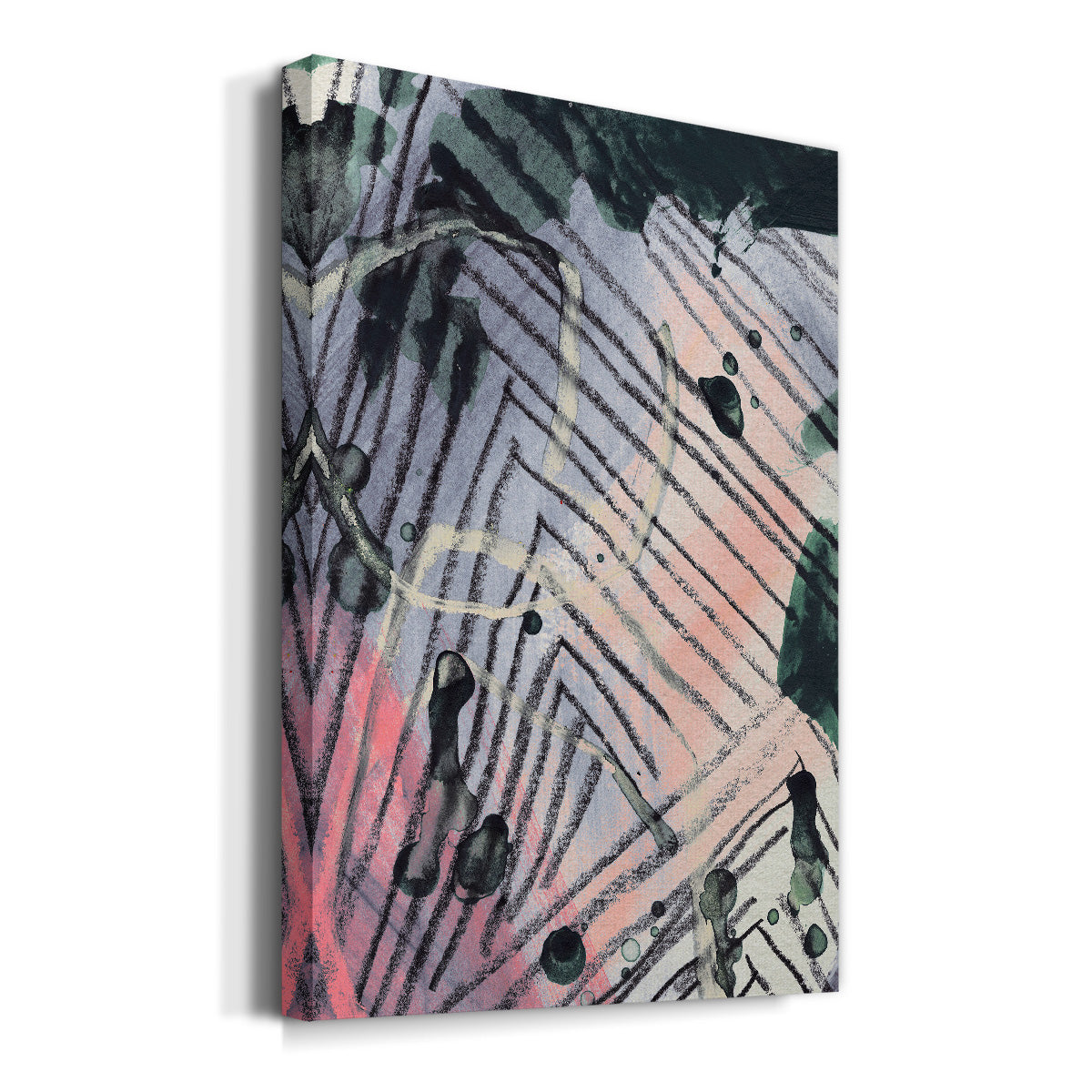 Angled Spaces IV Premium Gallery Wrapped Canvas - Ready to Hang