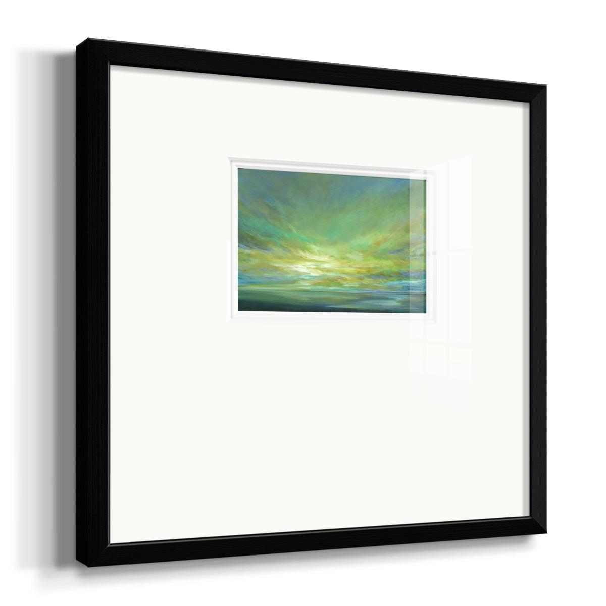 Coastal Views II Premium Framed Print Double Matboard