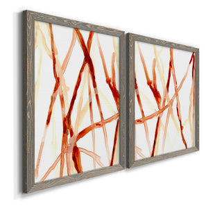 Runnel V - Barnwood Framed Canvas Set