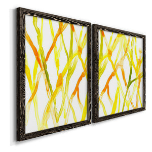 Runnel III - Barnwood Framed Canvas Set