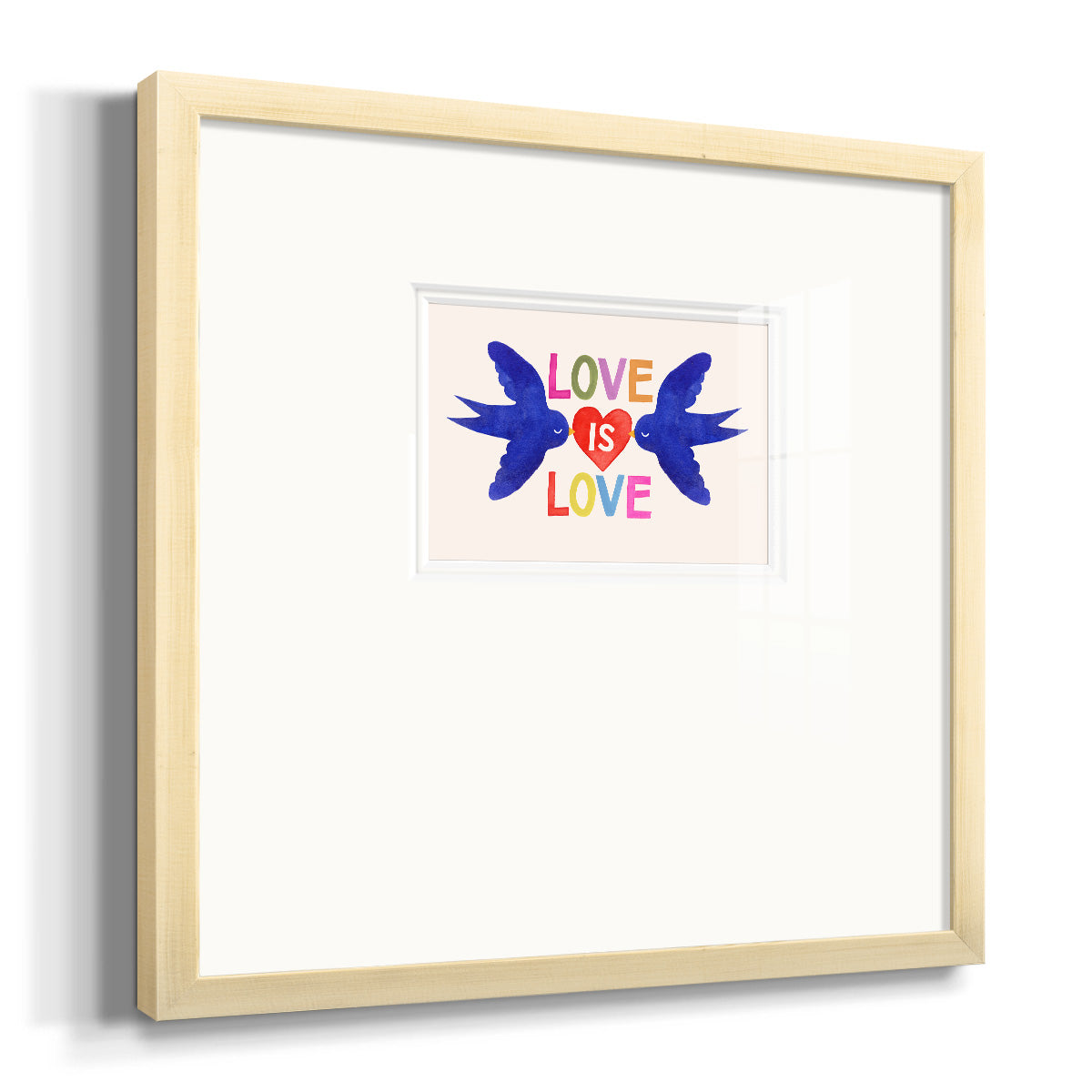 Love Loudly Collection A Premium Framed Print Double Matboard