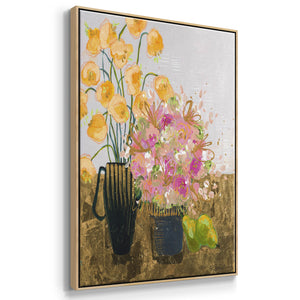 Not So Still Life - Framed Premium Gallery Wrapped Canvas L Frame - Ready to Hang