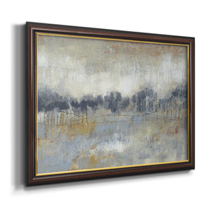 Cool Grey Horizon II Premium Framed Canvas- Ready to Hang