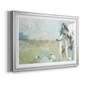 Lone Wolf - Modern Framed Art Print