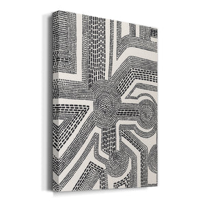 Dots and Dashes II Premium Gallery Wrapped Canvas - Ready to Hang